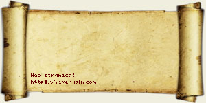 Jana Šijakov vizit kartica